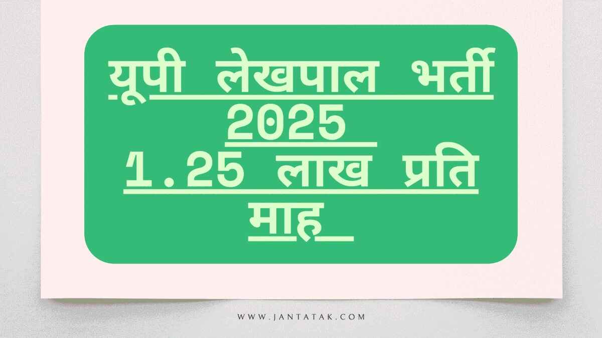 UP Lekhpal Recruitment 2025 (Photo: ChatGPT)